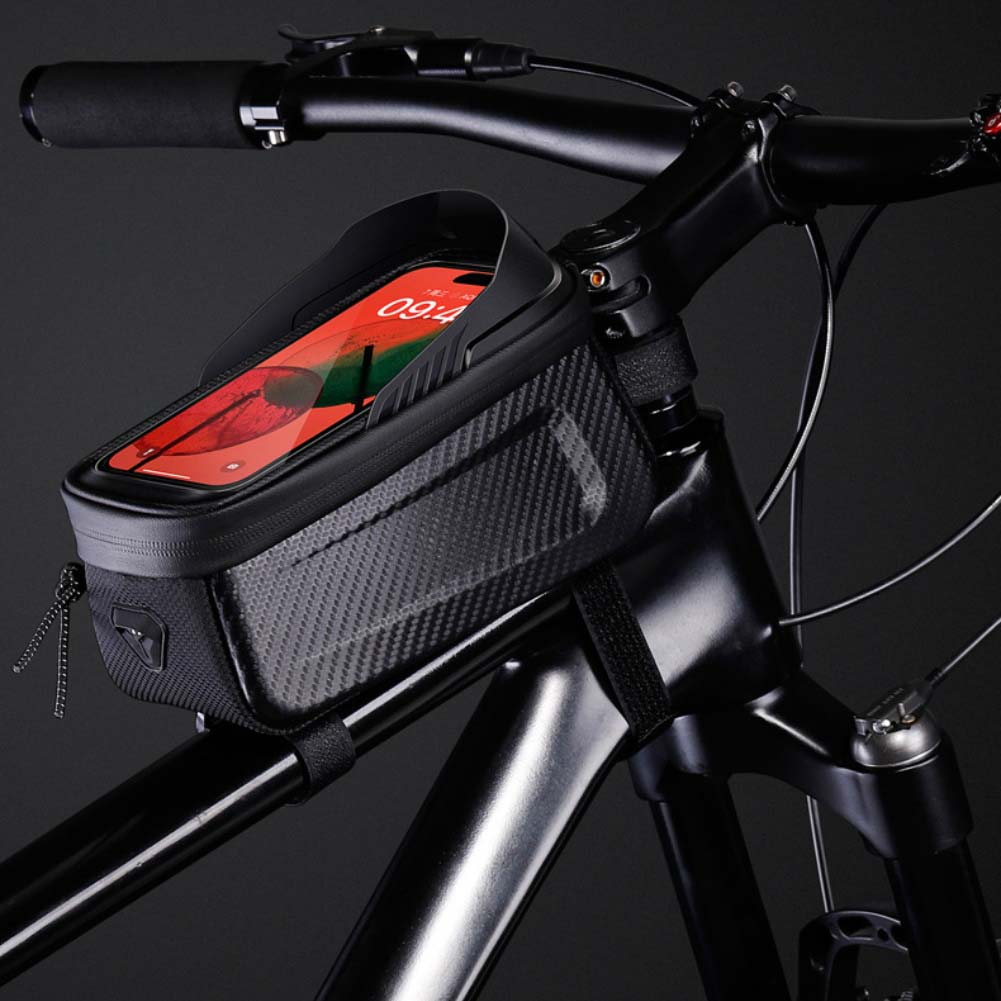 Cycling Gear Pouch - EVA Hard Shell Bicycle Beam Bag