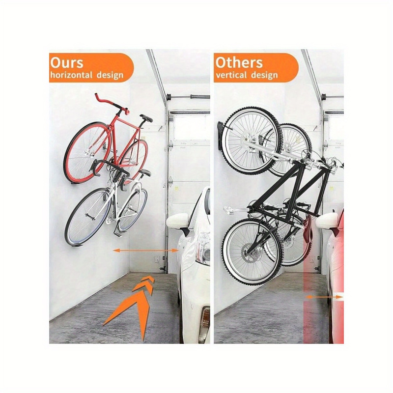 Cycling Gear Hanger - Iron Horizontal Bike Pedal Hanger Wall