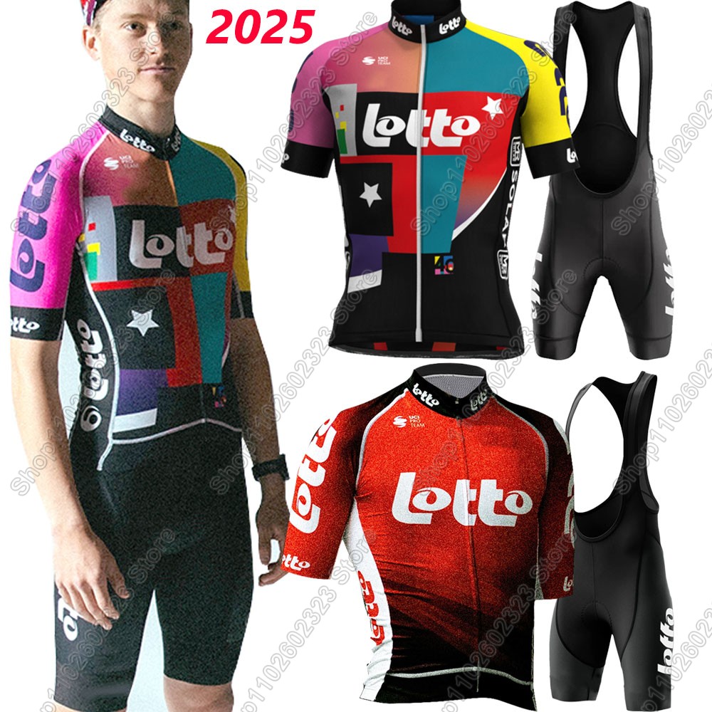 Cycling Gear Clothing - Lotto team 2025 cycling jersey set