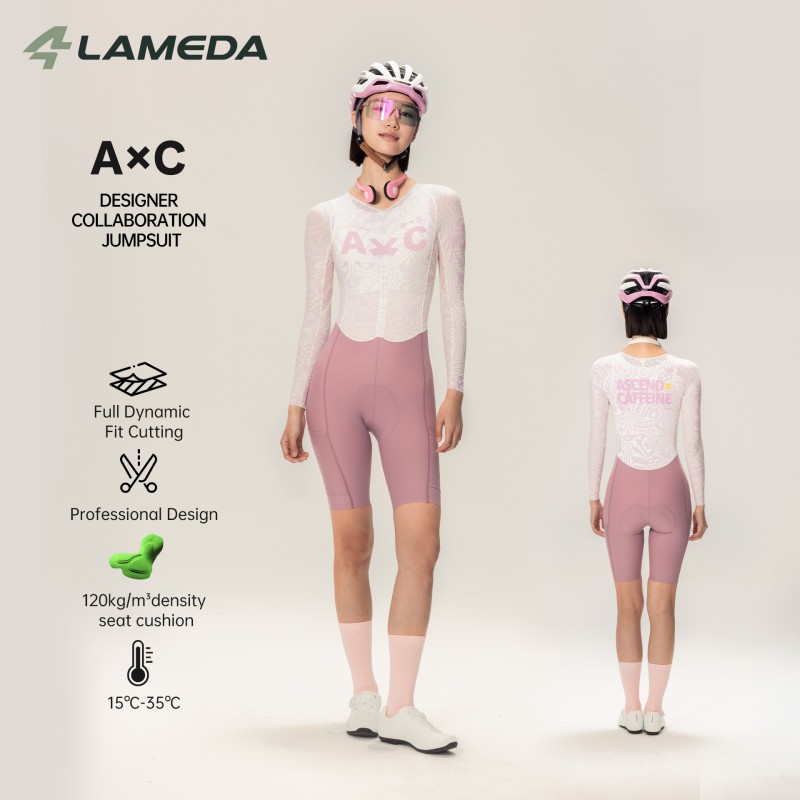 Cycling Gear Lycra - LAMEDA Women's Cycling Jumpsuit Long Sleeve