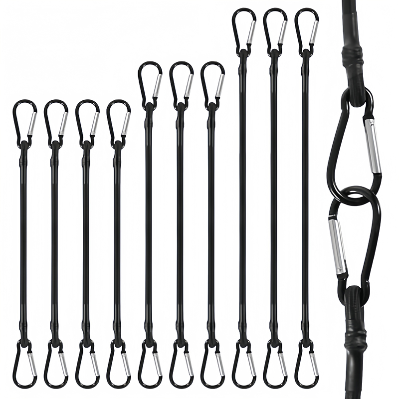 Cycling Gear Hanger - Heavy Duty Bungee Cord with Hooks