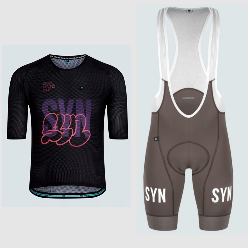 Cycling Bib Shorts - MEN'S TRAINING DESIGN LAB ZIPLESS JERSEY
