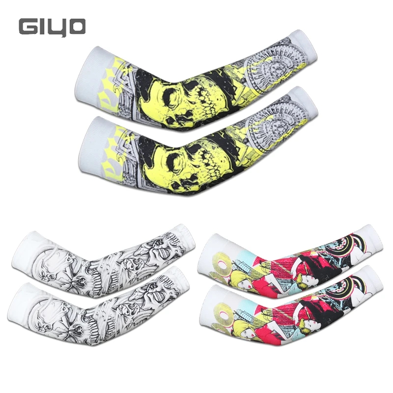 Cycling Gear Lycra - GIYO Ice Fabric Running Arm Warmers