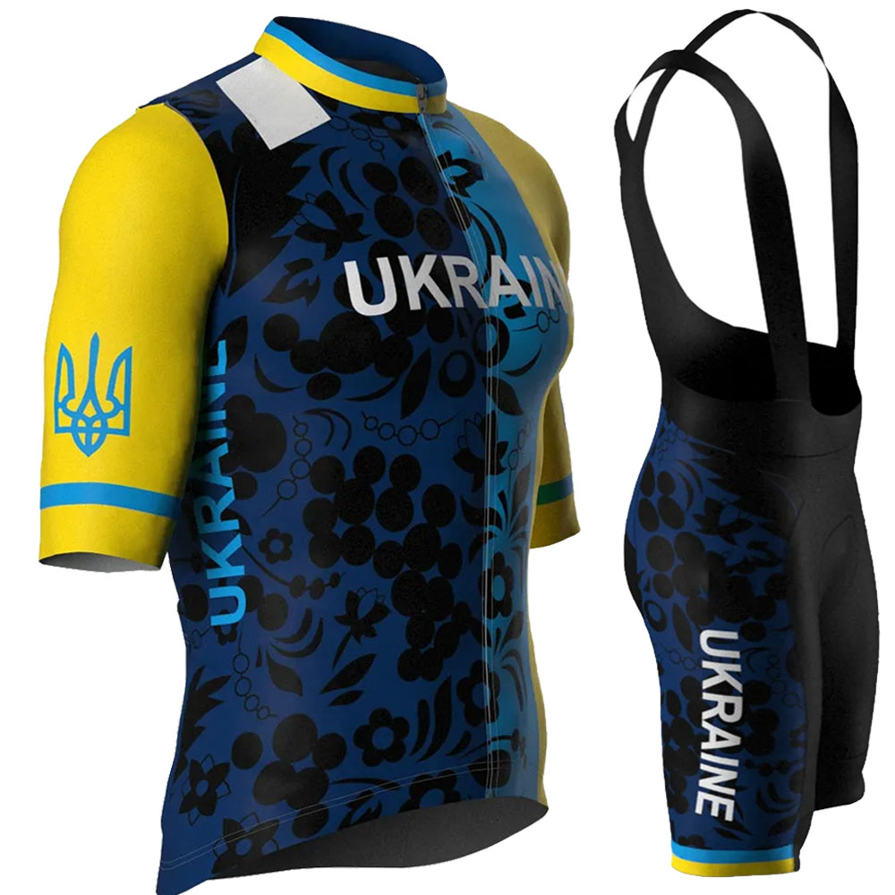 Cycling Bib Shorts - Ukraine National Team 2026 Cycling Jersey