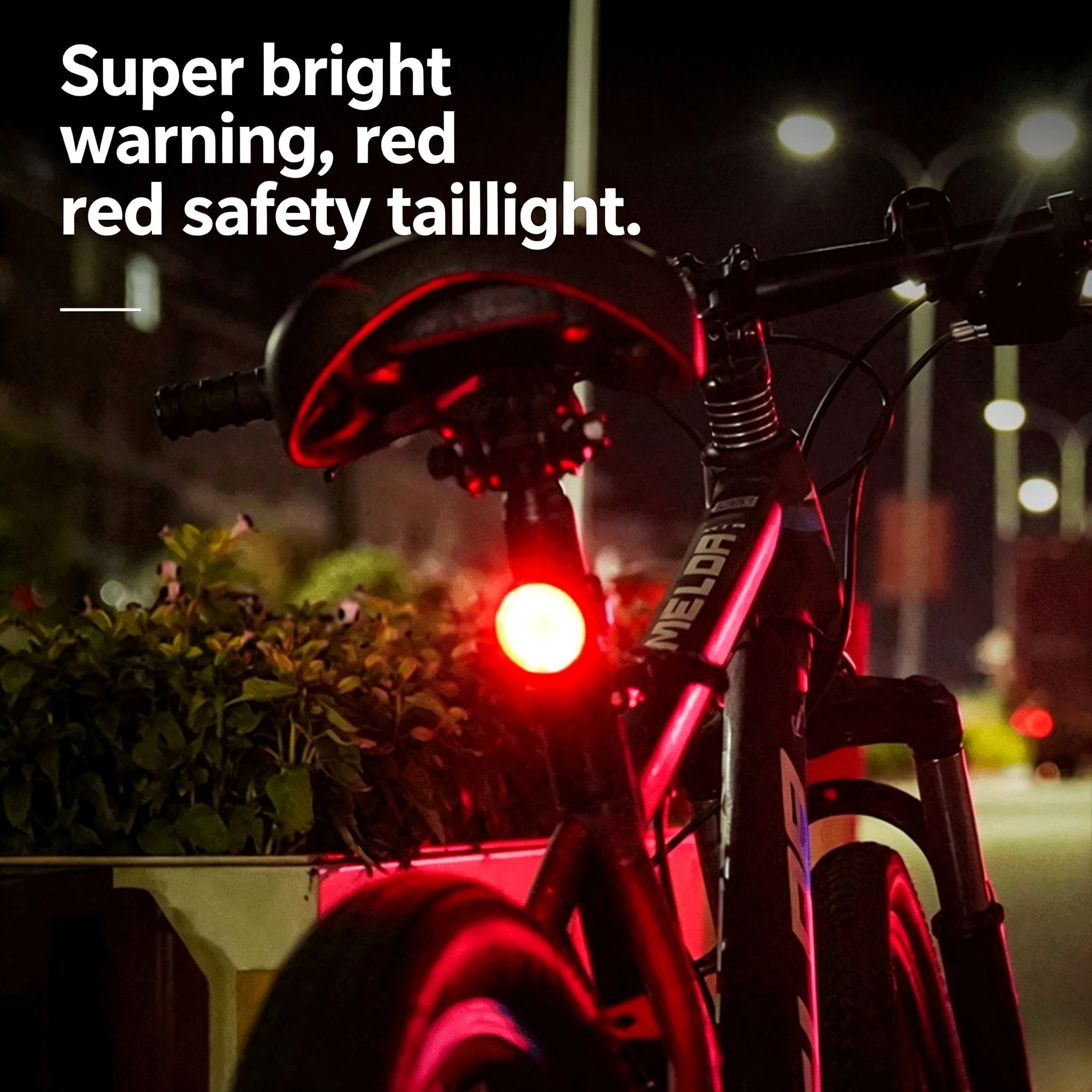 Bike Tail Light - USB Rechargeable Waterproof LED Bike Lights