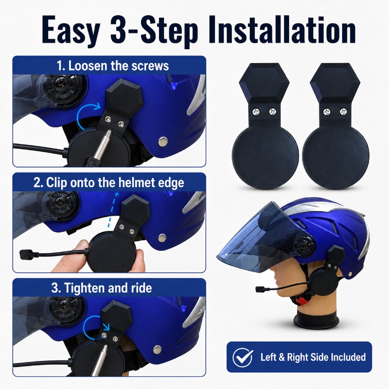 Clip-On Helmet Ear Covers for  - Bicycle Helmet ulasan dan harga
