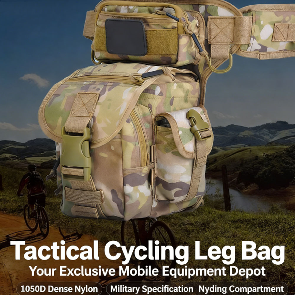 Tactical Drop Leg Bag Motorcyc - Cycling Gear Pouch ulasan dan harga