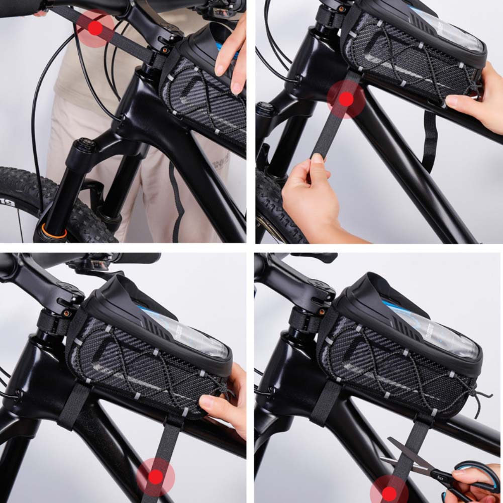 EVA Hard Shell Bicycle Beam Ba - Cycling Gear Pouch ulasan dan harga
