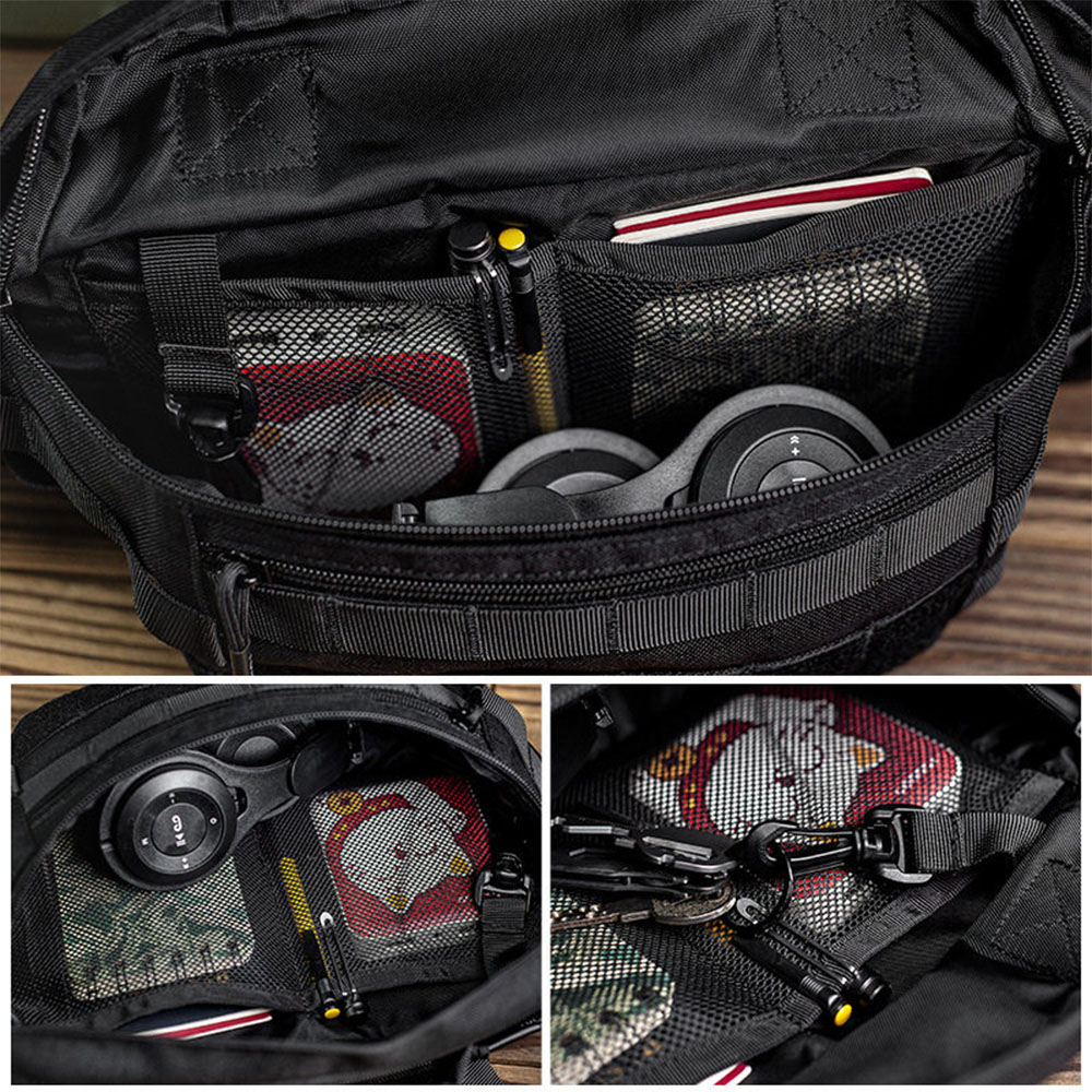 Tactical Sling Bag Multi Shoul - Cycling Gear Pouch ulasan dan harga