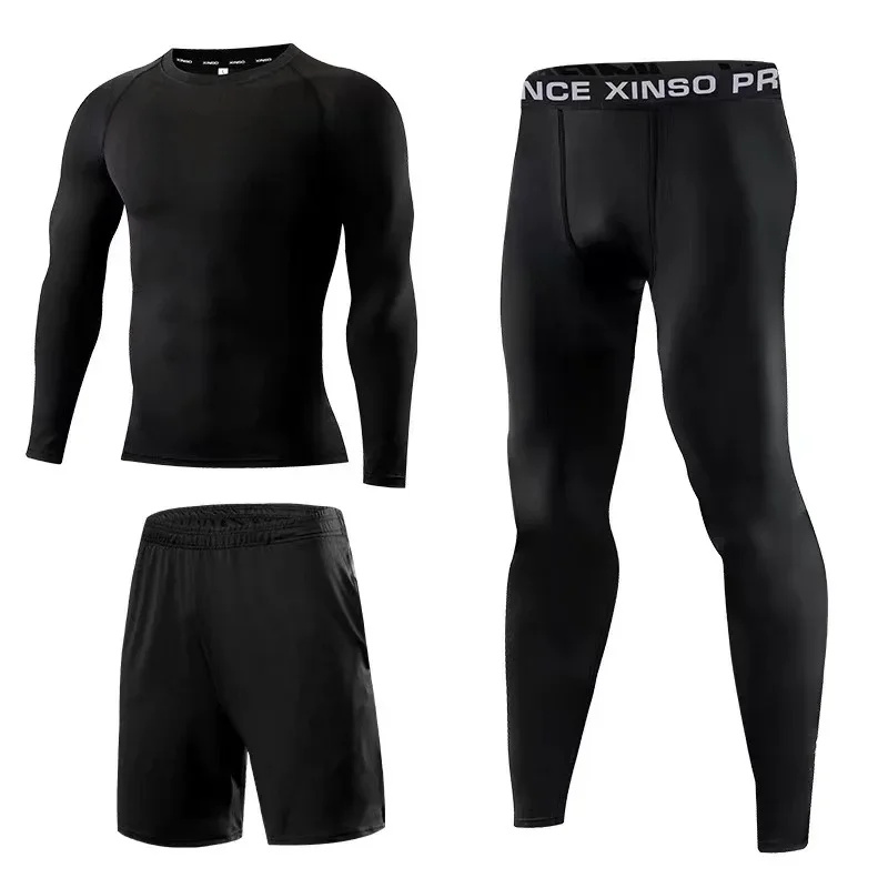 Sports suit men running fitnes - Cycling Gear Clothing ulasan dan harga