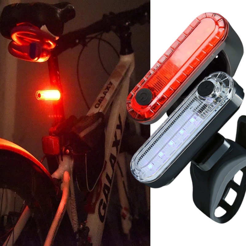 Bike Rear Tail Light USB Recha - Bicycle Helmet ulasan dan harga