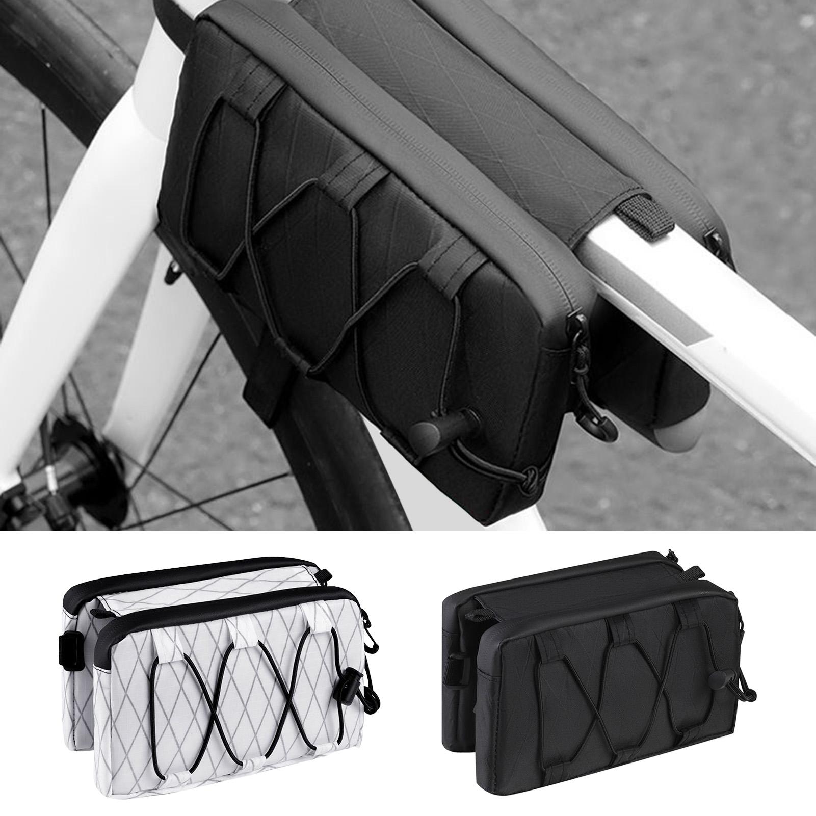 Bike Top Tube Bag Bicycle Fram - Cycling Gear Pouch ulasan dan harga