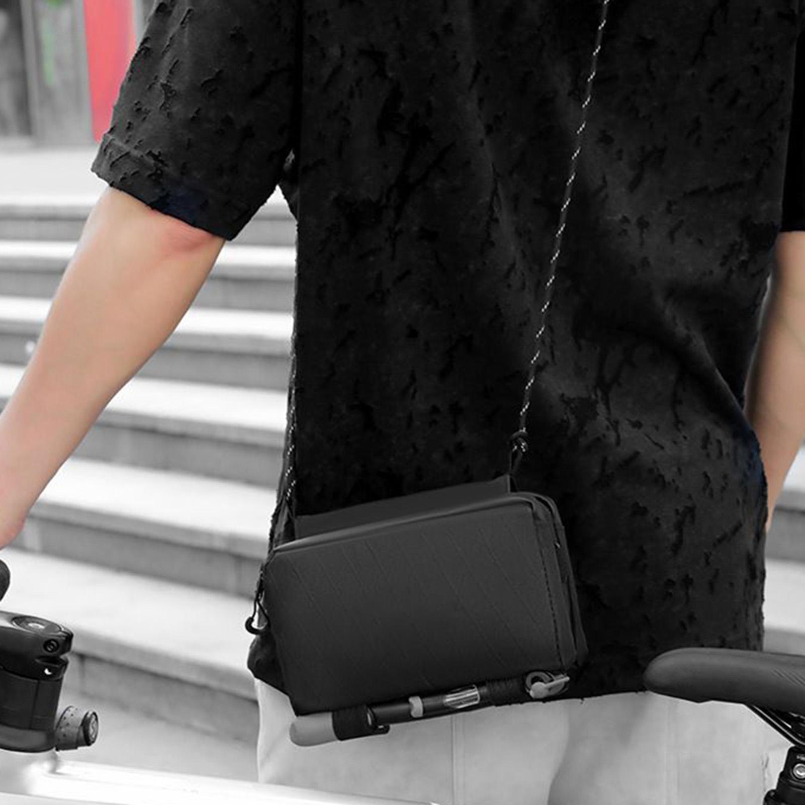 Bike Top Tube Bag Bicycle Fram - Cycling Gear Pouch ulasan dan harga
