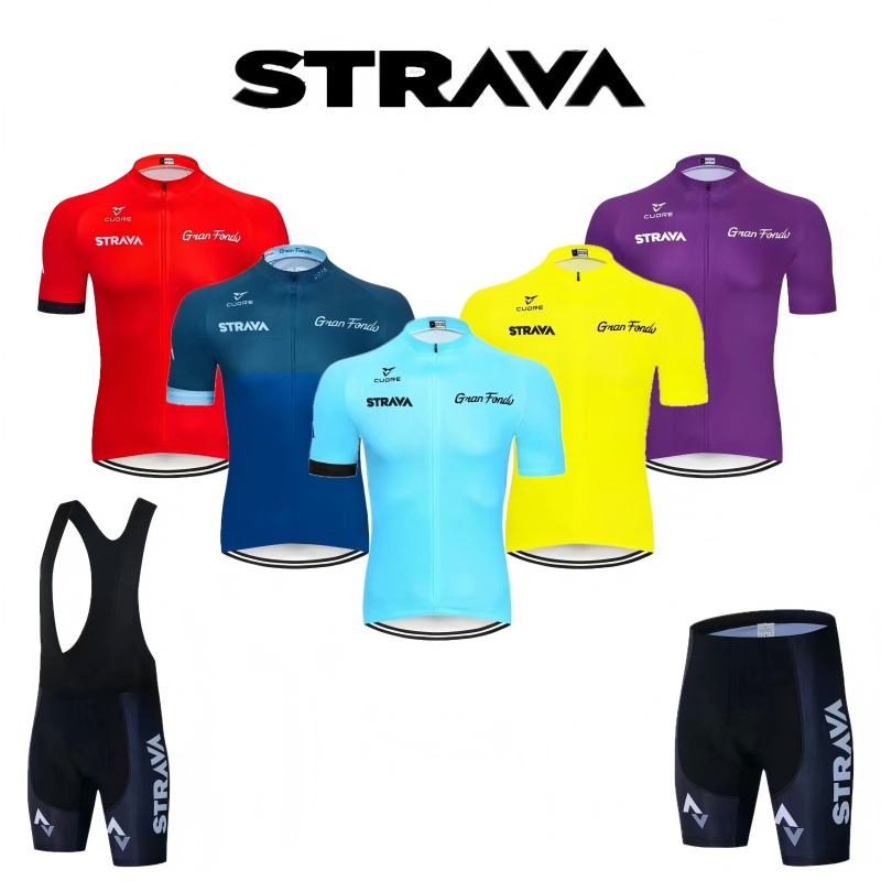 STRAVA Cycling Sets Cycling Cl - Cycling Gear Clothing ulasan dan harga