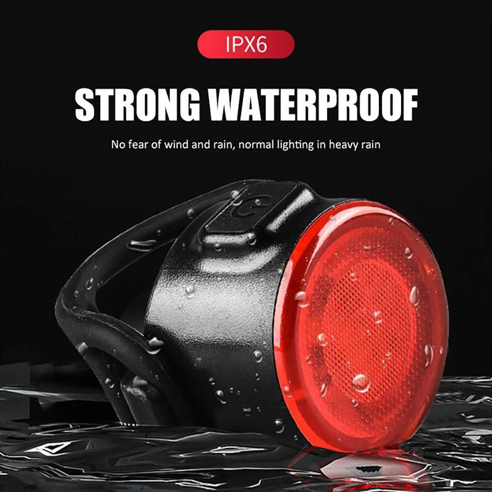 USB Rechargeable Waterproof LE - Bike Tail Light ulasan dan harga